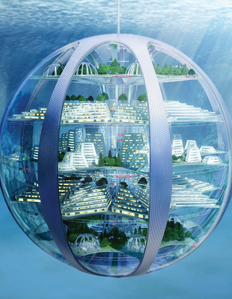 Future underwater home
