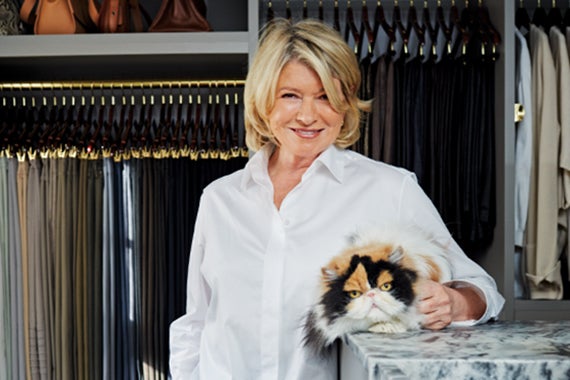 Martha Stewart Closet Portrait