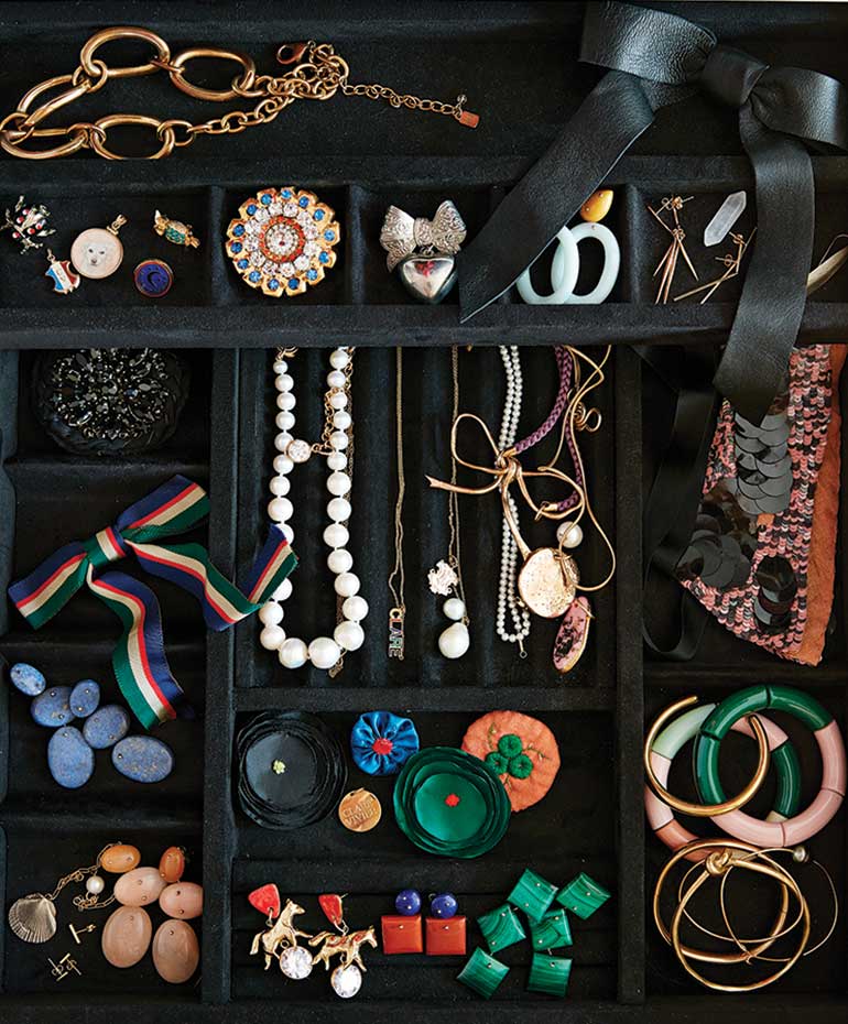 Jewelry Storage Tray in Black Finish