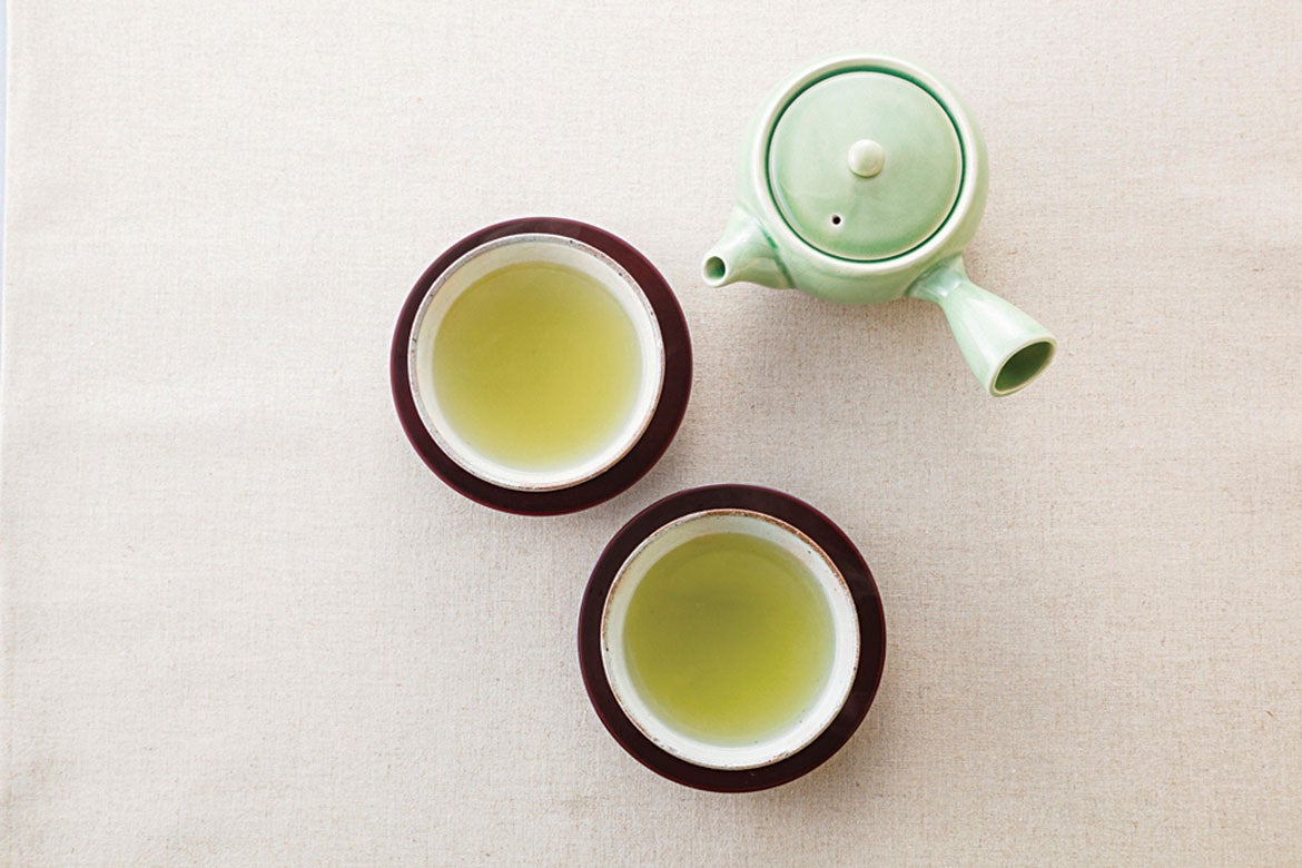 Japanese Tea Pot and Drinking Cups