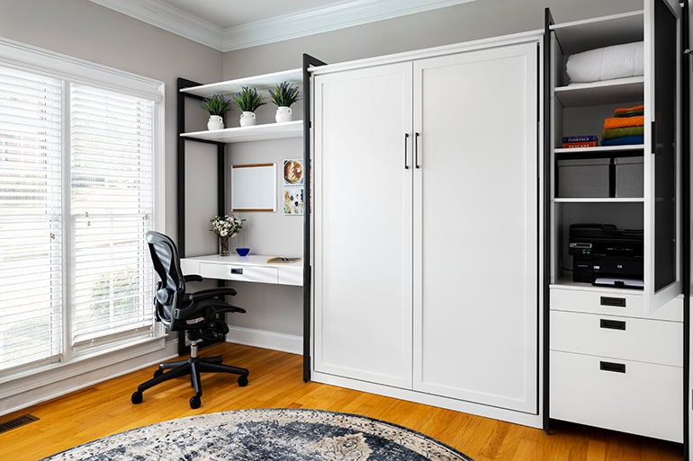 White closet doors 