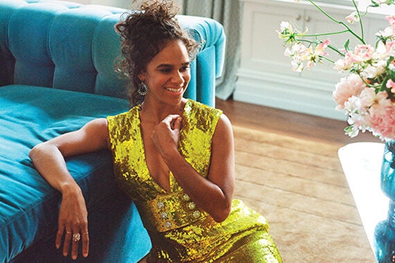 Misty Copeland sitting